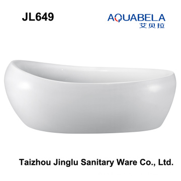 2016 nueva forma de huevo freestanding bañera de hidromasaje bañera (jl649)